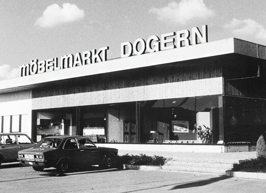 Möbelmarkt Dogern im Jahr 1974